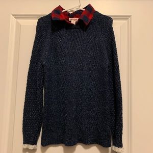 Boys 5T Sweater with mock button down collar